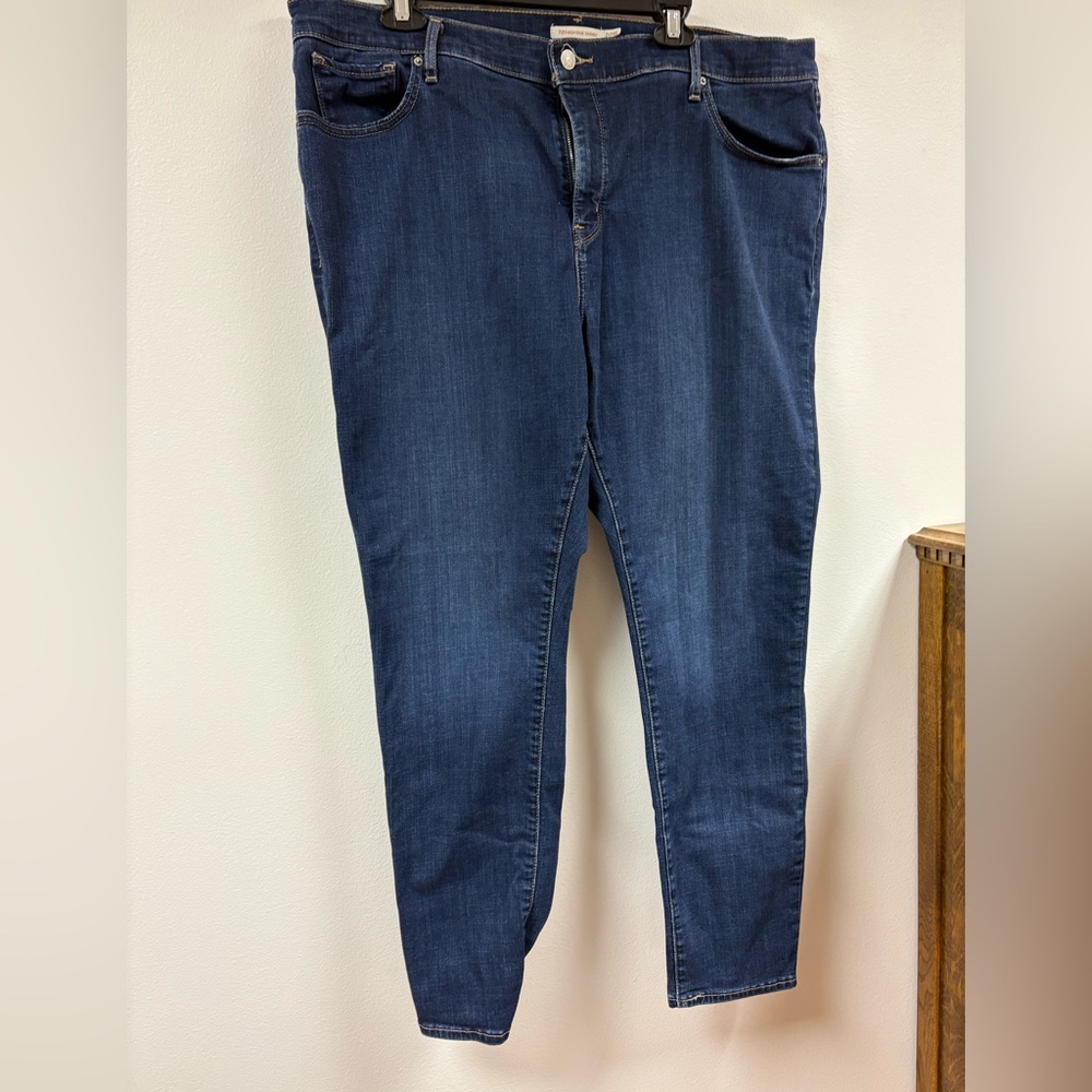 Levi's 721 High Rise Skinny Dark Blue Women's Jeans